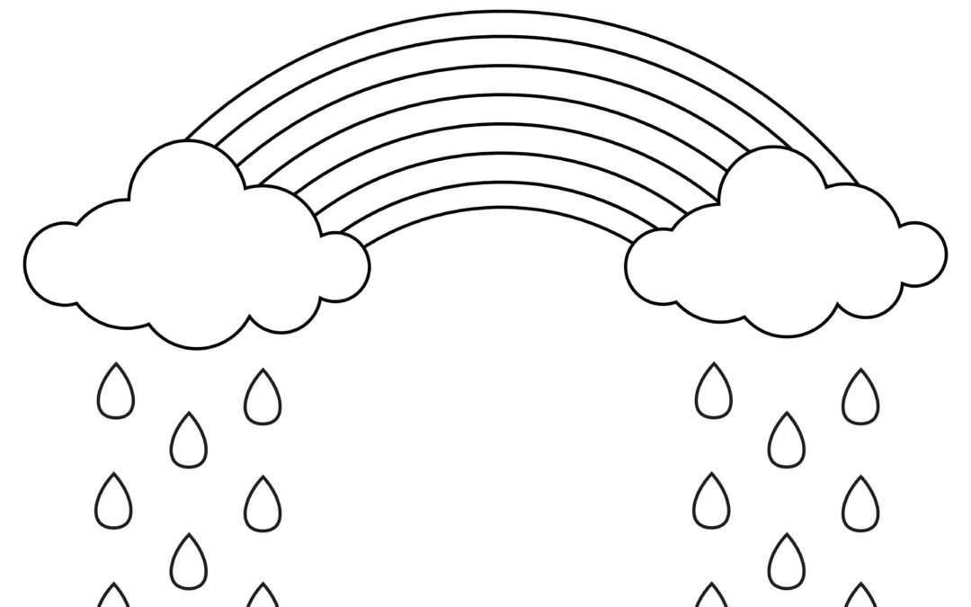 Rainbow With Clouds Rainbow