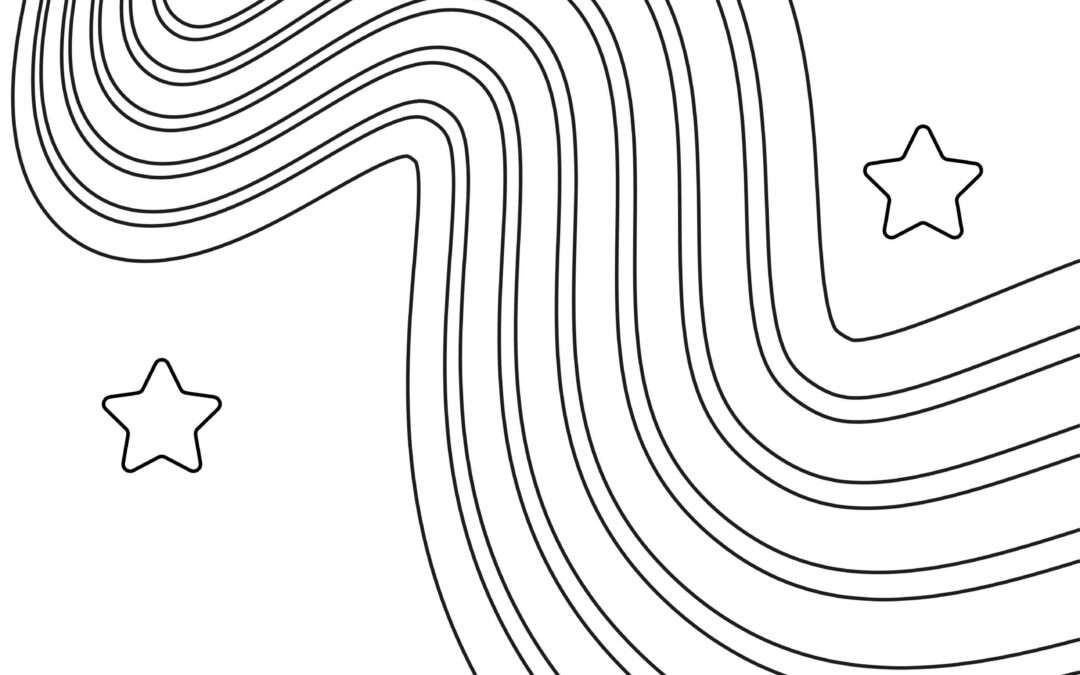 Wild Ride Rainbow Coloring Page