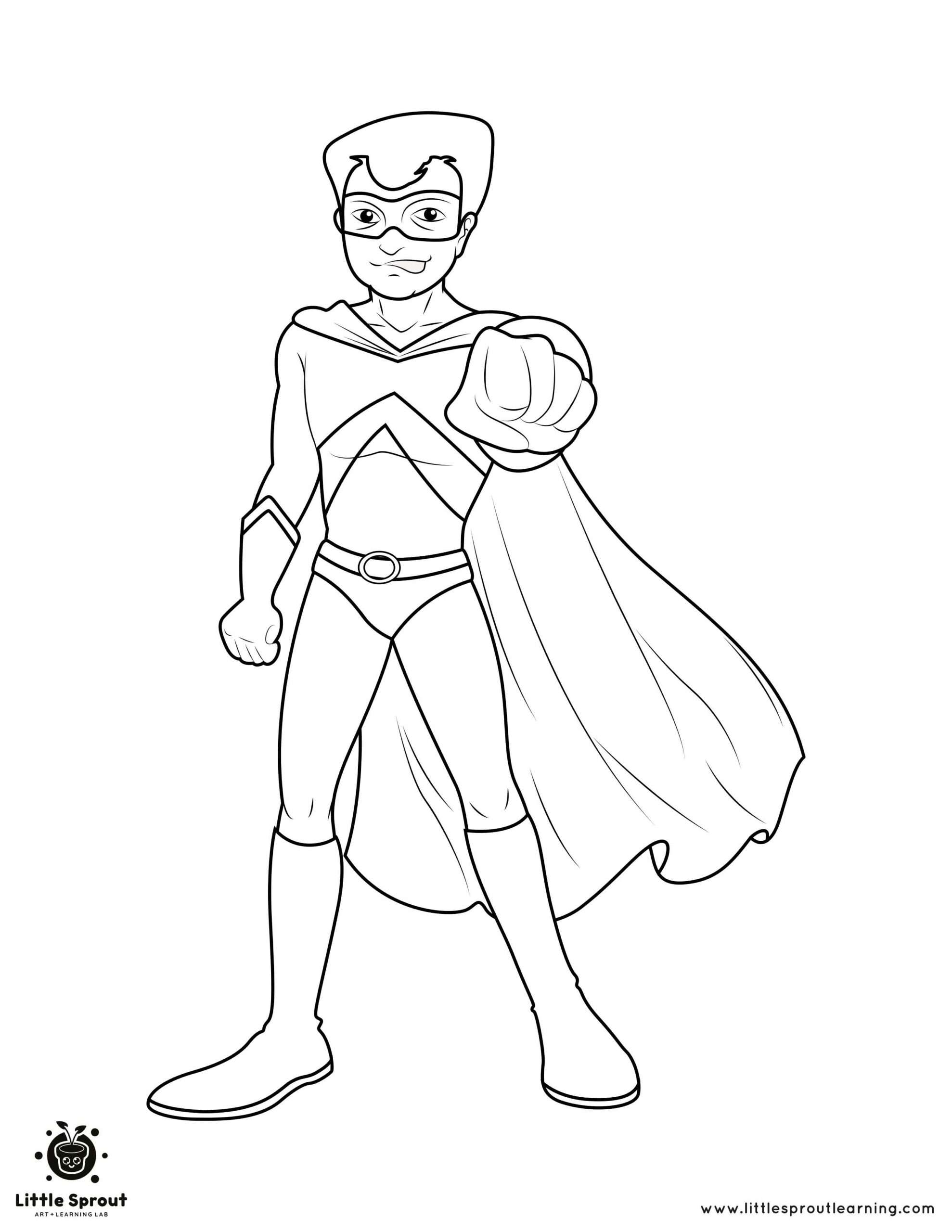 You Got This Superhero Coloring Page