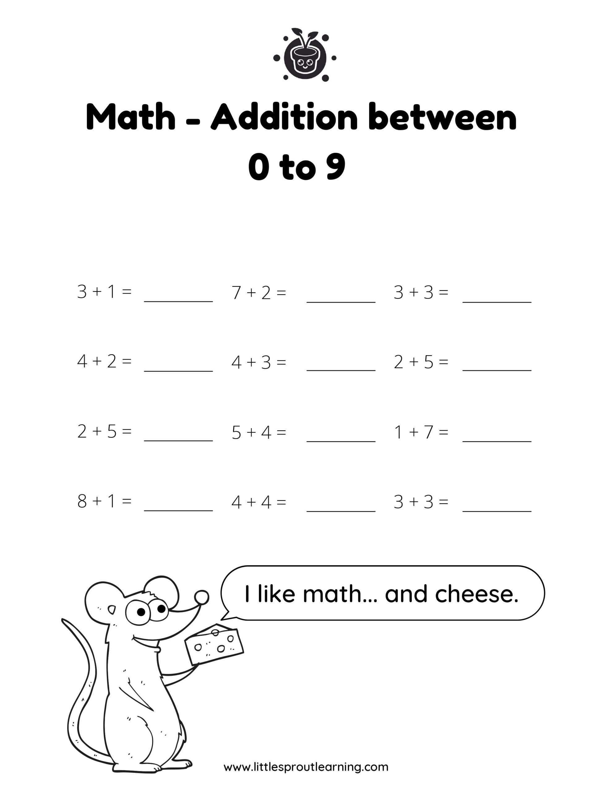 Single Digit Linear Addition