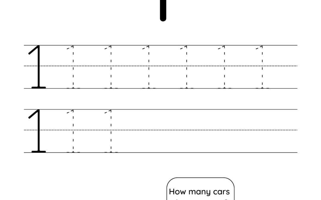 Numbers Counting and Writing Practice