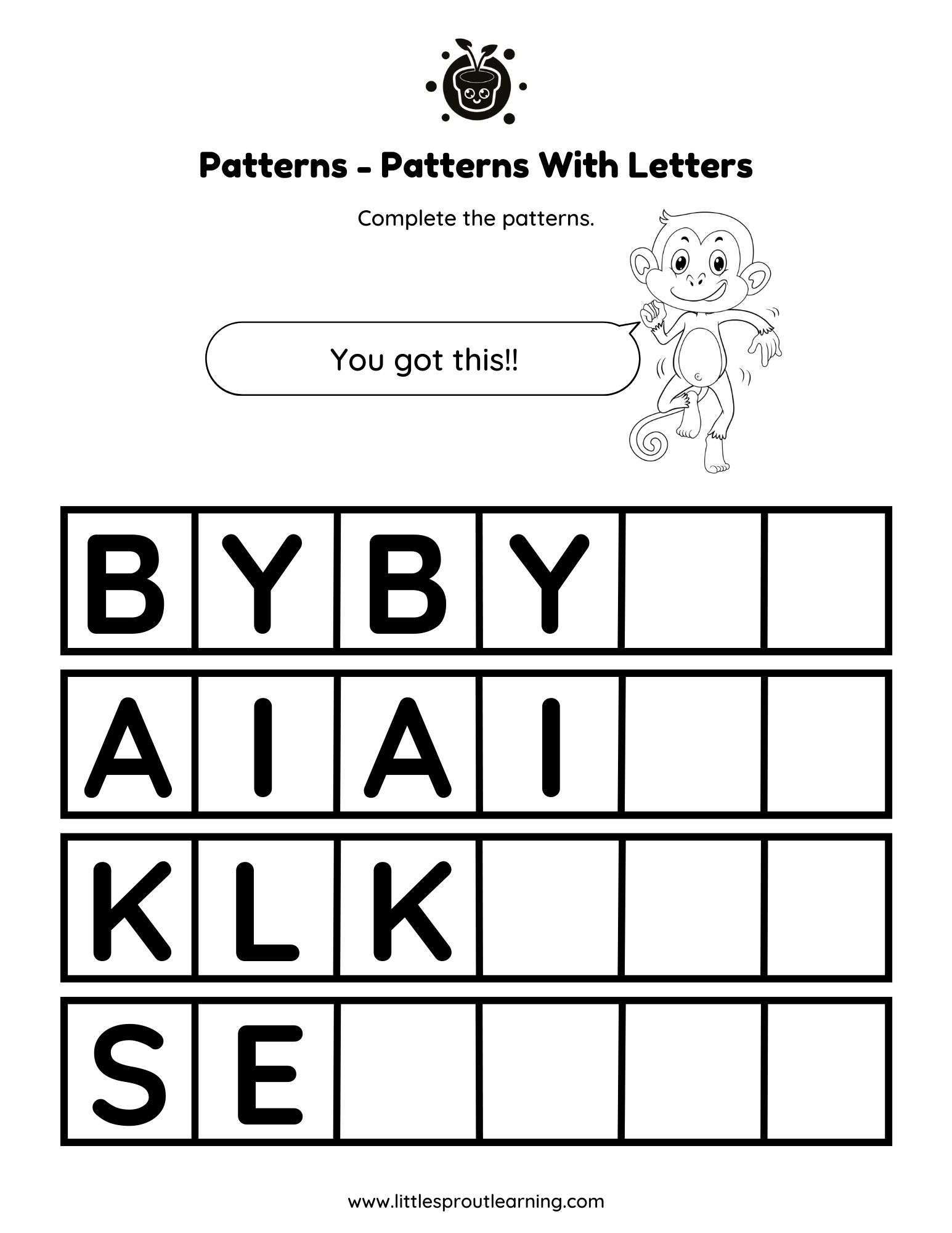 Patterns With Letters