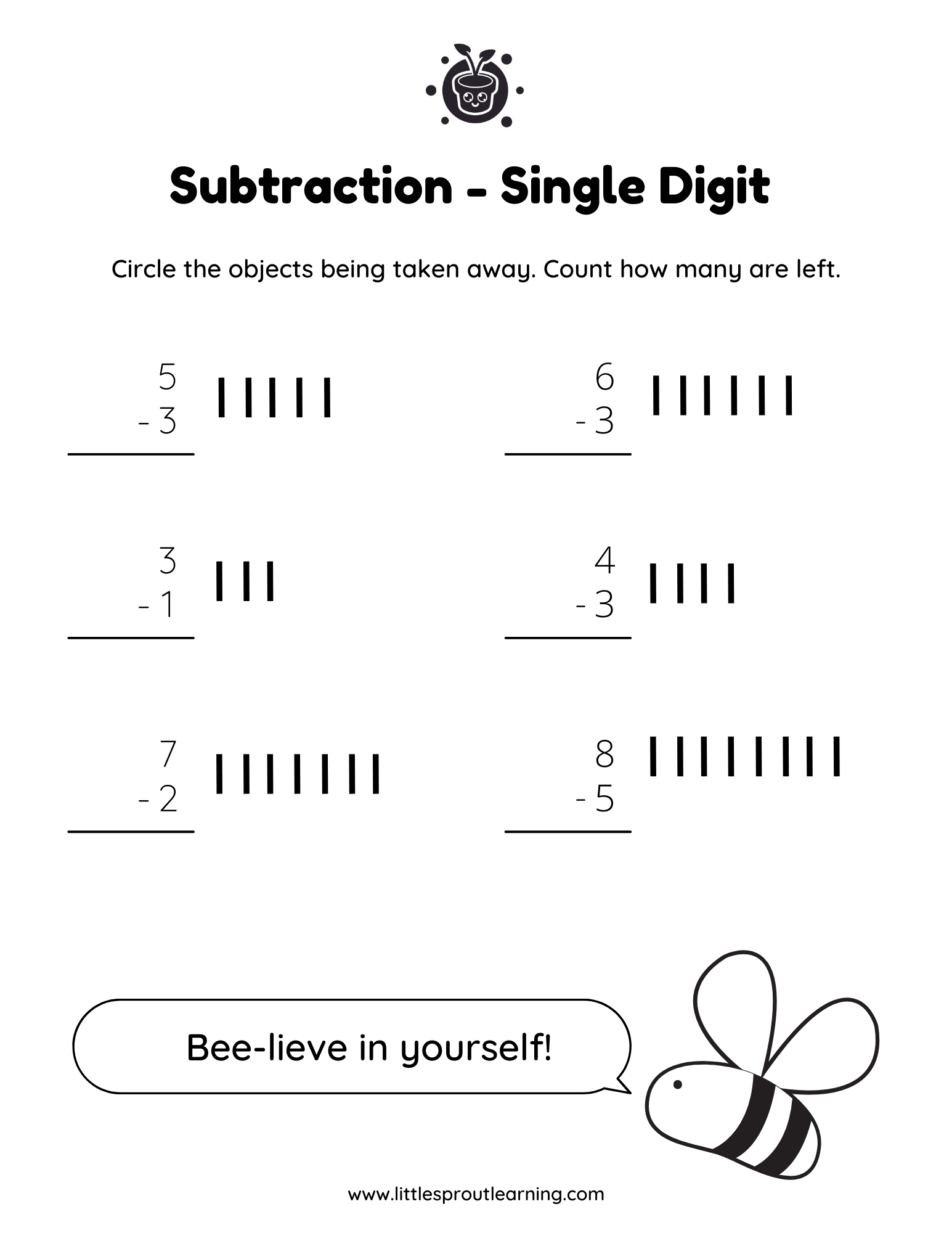 Subtraction With Symbols – C