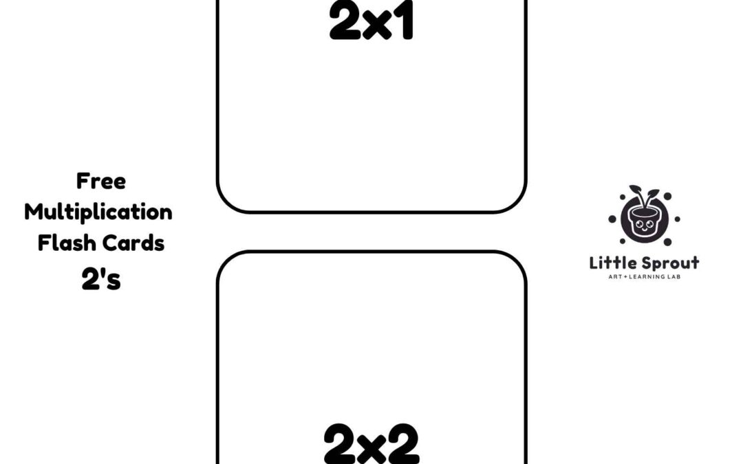 Free Multiplication Flash Card 2s