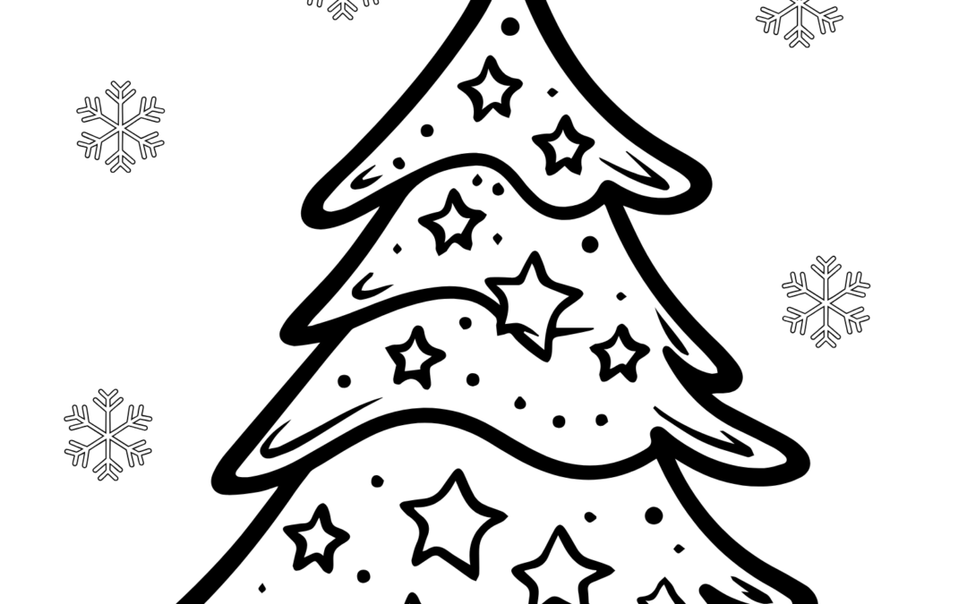 Christmas Tree Coloring Page